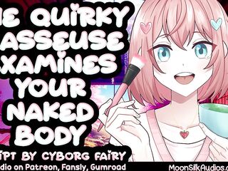 F4M - The Quirky Masseuse Examines Your Undressed Body A Sensual Massage Session