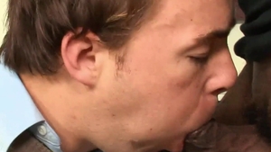 Big Black Cock Fills Billy's Hole