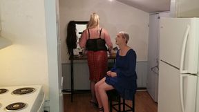 roommate feminizes guy for girls night out