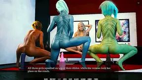 Voluptuous Lesbian Warriors Pleasured in Wild Anal Orgy – Dark Fantasy Hentai