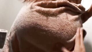 I walk around into a towel into front of my brother-inside-law and we end up fucking