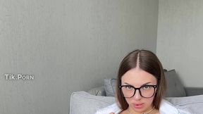 Video shared by @EllieLush @Teasing and #Brunette #Glasses Porn #Nude #Natural Big Tits #Shaved Pussy gratis hardcore hot | Tik.Porn
