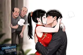 Red Chinese Dress Girl Gets Fucked by Old Men in 3D Hentai Animation