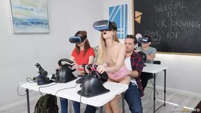 Sneaky VR Lesson In Stickin&#039; It In Molly Little Brazzers