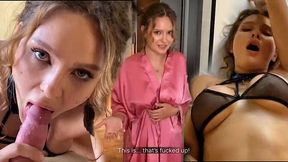 Naughty stepmom Alexa-Poshspicy catches me jerking off her panties and sprays me with her squirt