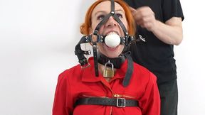 Melodie Trying on ballgags