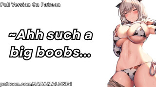 I wanna deepthroat your giant udders - Softcore Audio ASMR