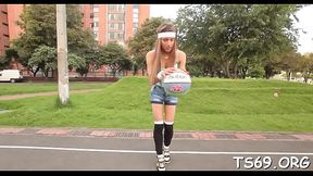 Angelic trannie Daniela Martinez first time ass fucked