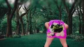 Nude in the Park Dancer Hot Cute Ladyboy