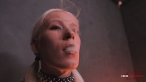 Anette's last smoke of the day 4K MP4