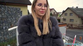 Lucky Bee is taken back to the studio for hardcore sexual intercourse