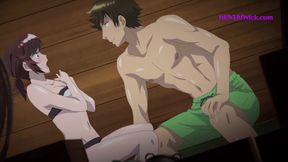 Beach Sluts Exposed, Fucked Loud in the Public Beach Cabin - Hentai Anime(ENG Sub)