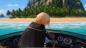 4 Zenless Zone Zero Sluts Crash the Captain's Yacht and Beg Forgiveness on an Island - AI GENERATED