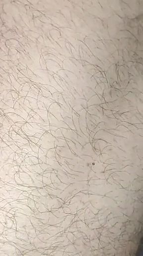 Side-lying Hairy Pussy & Ass - Quick Backside Fuck
