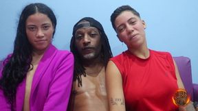 mini divas bibi mendes and cristal ortega having fun and getting it