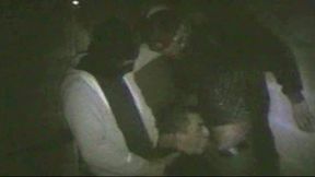 2 scally guys fuck a gay in discret basemenbt