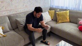 Cuckold Husband watches as Wife gets filled up by another man