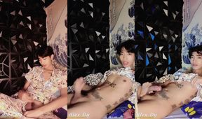 Filipino Inked Twink Tears Bed Sheets Before Cumshot