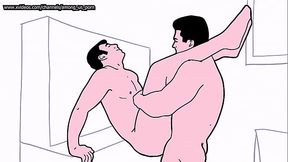 Two gays fucking very rich