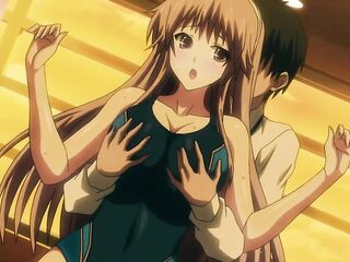 The Tutor with Massive Bazookas Likes Screwing a Large Dong and Then Going Swimming