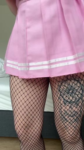 Woman spreads her legs for a passionate rub