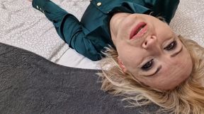 Fetish Secretary in Green - Part 1 in 4K