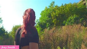 Jeny Smith seduces in public &mdash;  unfiltered and raw