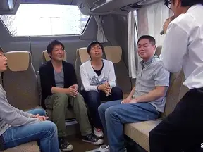 Skimpy Japanese Teens Get Down & Dirty in Raw UNCENSORED Bus Orgies