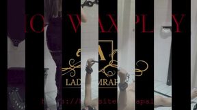 HOT WAX PLAY Total lenghts 4:28 minutes  Wachs HotwaxPlay Hot Wax Torture Slave Sklave BDSM Female Domination Dominieren FemaleDomination Sadomaso LADY AMRAPALI  Herrin Mistress Domina