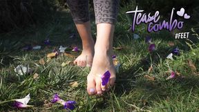 Crushing Flowers Barefoot In The Grass