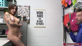 Tattooed Stripper Gives Lapdance And Is Fucked To Avoid