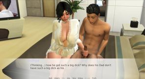 Hentai MILF Strips Naked for Unusual Therapy; StepMom Handjob Bliss Uncensored
