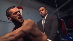 Spanish Gay Couple Make Out In The Garage