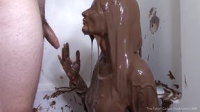 Wam girl slimed in shower