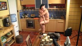 Nasty couple in wrestling game