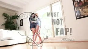 Hot brunette Eva seduces college cutie Casey