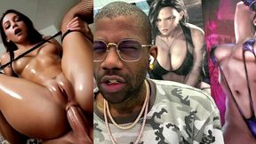 fat ass tight pussy slut gets anal fucked from behind, ai generated