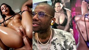 fat ass tight pussy slut gets anal fucked from behind, ai generated