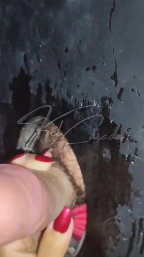Emotional moment from &quot;After fucking my ass and pussy with his fingers, he gave me his cock to fuck&quot;