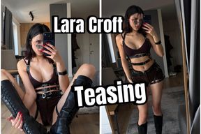 Lara Croft chastity teasing 🔥