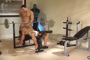 Jason Adonis + Ryan Wade Weight Room Sex - Ivy League