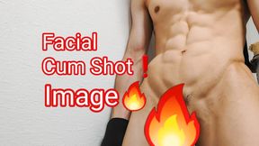 Facial CumShot Image !! I am Hukkinkun!!