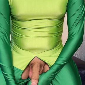 Naughty spandex Frog