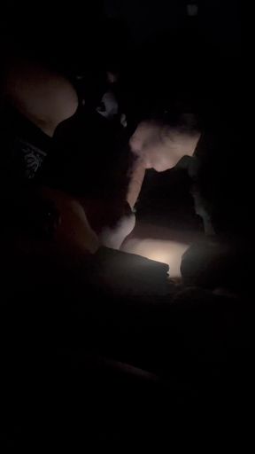 Double Head in the Car with Sexy