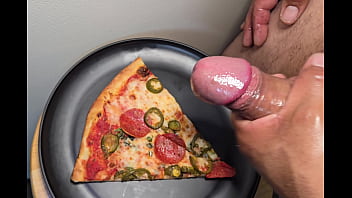 Extra Cum topping for my lunch time pizza..