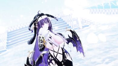 Elf VTuber Outfit Change Until Nude | Minimanimo Hentai MMD