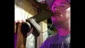 Deep Throat Challenge: Swallowing a Huge BBC Dildo – Hot Gay Blowjob Scene – TinyGays 18+