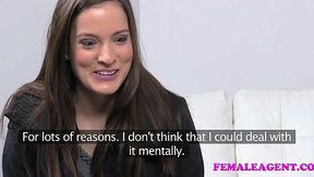 Slim MILF gets oiled up in steamy casting