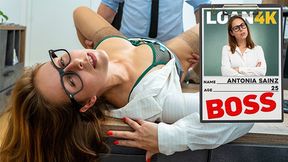 Slutty Boss and her naughty manager's steamy office affair