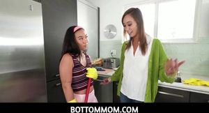 Intimate Threesome POV: Petite Stepmom and Her Teens - Featuring Christy Love, Kimmy Kimm, and Alex Jett